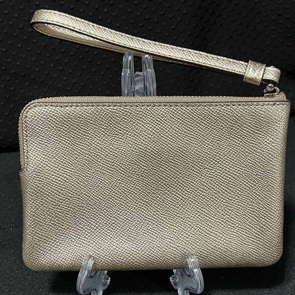 Coach Gold Wristlet - Picture 2 of 4